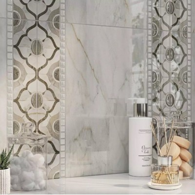 Плитка 6429 Кантата белый глянцевый 25x40