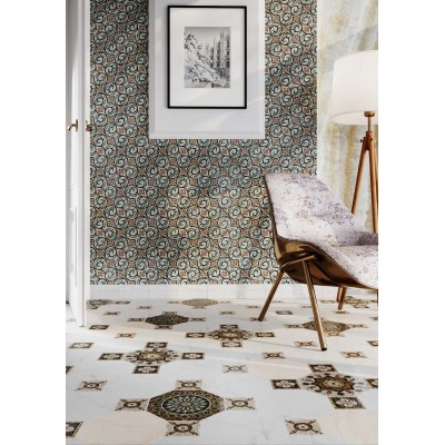 Плитка FMD027 Плинтус Стемма зеленый темный 20*10