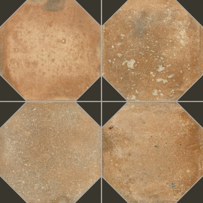 Керамогранит 41563 Fs Nonna Black Decor LT 45,2x45,2x0,95