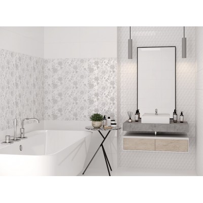 Плитка 010100001311 Blum white 02 250х600