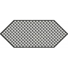 Плитка HGD/A482/35006 Декор Келуш 3 черно-белый 14х34