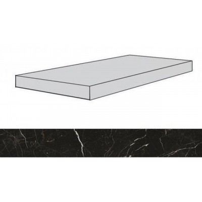 Ступени 620070001786 Allure Imperial Black Scalino Angolare Sx Lap/Аллюр Империал Блэк Шлиф 33x160