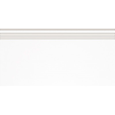 Ступени G-100/MR/st01 Domino Белая 300x600x9