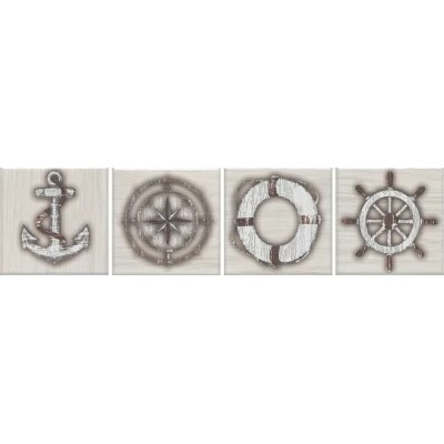 Керамогранит 33047/7 Вставка Марекьяро беж светлый 10х10