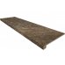 Ступени Комплект Ступень BR04 Bernini Dark Brown 33x120 неполированная с бортиком + Подступенок 14,5x120