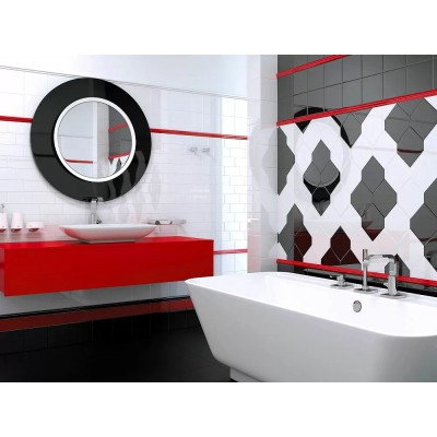 Плитка 18013 Граньяно чёрный 15*15