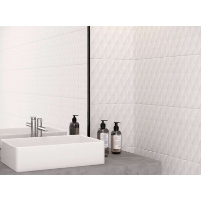 Плитка 010100001311 Blum white 02 250х600