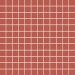 Мозаика KM3030M0071N Темари красный матовый 29,8x29,8x0,35