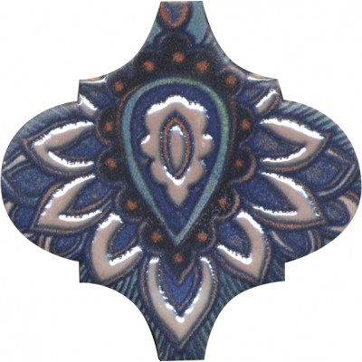 Плитка KMP3STA010M6X Панно Арабески Марокко 1 (из 6 частей 6,5x6,5) 10x25x6,9