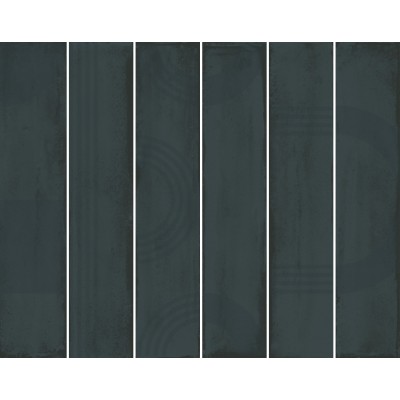 Плитка KMP3STA008RN6X Панно Мажорель зелёный тёмный глянцевый (из 6 частей 6х28,5) 36x28,5x1