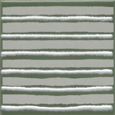 Плитка KMD3STA027GN Декор Бахия 4 зелёный глянцевый 9,8x9,8x0,7