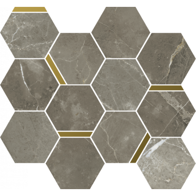 Мозаика 620110000225 Stellaris Tuscania Grey Mosaico Chic Nat 28.3x32.8