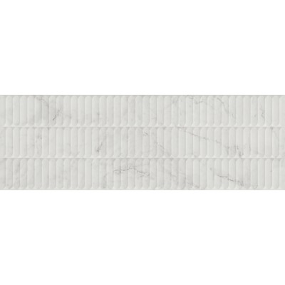 Плитка KM3090B0160R Тубкаль белый глянцевый структура обрезной 30x89,5x1,05