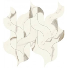 Мозаика AF8S Marvel Calacatta Sublime Mosaico Waterfall Lappato 30,5x27,7