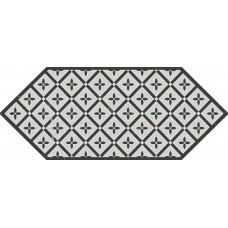 Плитка HGD/A484/35006 Декор Келуш 5 черно-белый 14х34