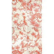 Плитка 1609-0003 Панно Азур Алый 50x90