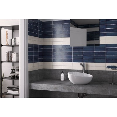 Плитка 24964 MAGMA SEA BLUE 6,5X20