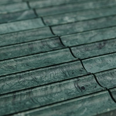 Мозаика PIX344 Spider Green, Concave матовая 30х151 305х318х12