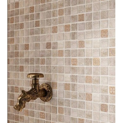 Мозаика MBD004 Риальто Антика 2 мозаичный бежевый матовый 30х30