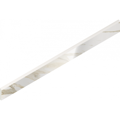 Керамогранит 610130007473 Stellaris Calacatta Gold Battiscopa Lux 7.2x80