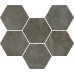 Мозаика 620110000174 Экспо Дарк Мозаика Гексагон 25x29