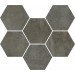 Мозаика 620110000174 Экспо Дарк Мозаика Гексагон 25x29