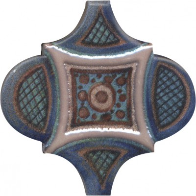 Плитка KMP3STA010M6X Панно Арабески Марокко 1 (из 6 частей 6,5x6,5) 10x25x6,9