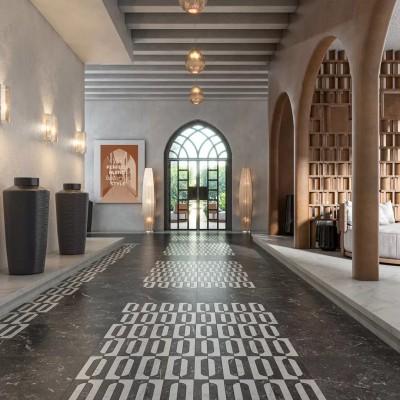 Плитка KM3090B0160R Тубкаль белый глянцевый структура обрезной 30x89,5x1,05