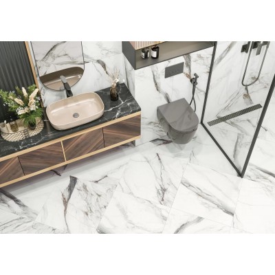 Керамогранит D60208M Carrara Cersei карвинг 600x600x9.5