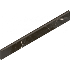 Керамогранит 610130007455 Stellaris Absolut Black Battiscopa Nat 7.2x60