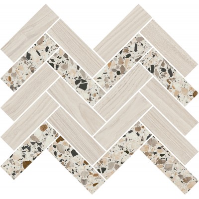 Мозаика T042/SG5113 Монтиони мозаичный миндальный 34x35,5