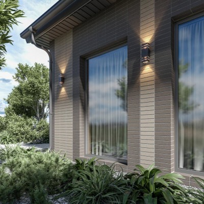 Плитка 26359 Кампанила коричневый тёмный матовый 6x28,5x1