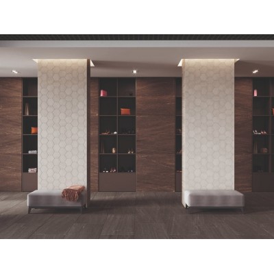 Мозаика Мозаика GB01 Gabbro Hexagon неполированная 25x28.5