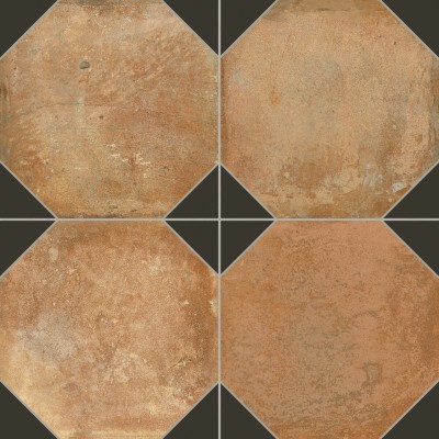 Керамогранит 41563 Fs Nonna Black Decor LT 45,2x45,2x0,95