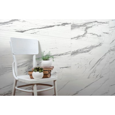 Керамогранит GT120603903MCR2 Lasa Белый карвинг 60x120