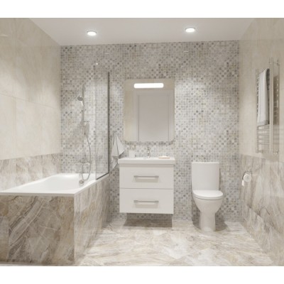 Мозаика K-900/SR/m01 Canyon White M01 300x300x9