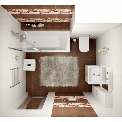 Плитка Декор Argos flowers-2 25x40