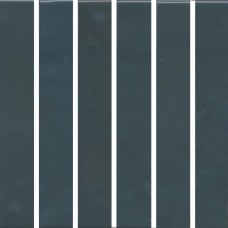 Плитка KMD2MSM006BN Декор Фес мозаичный бирюзовый тёмный глянцевый 15x15x0,77