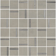 Мозаика SG640120/MM Декор Гварди 2 мозаичный серый светлый матовый обрезной 30x30x0,9