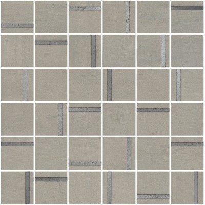 Мозаика SG640120/MM Декор Гварди 2 мозаичный серый светлый матовый обрезной 30x30x0,9