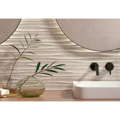 Плитка 40343 Cluny Silver Textured/33,3X100X0,86/R 33,3x100