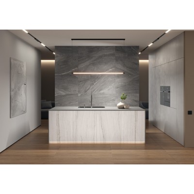 Керамогранит 17641 Elemento серый рельеф ректификат 60x120