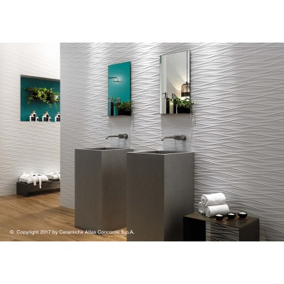 Плитка 8DFW 3D Wall Flash White Matt 40x80