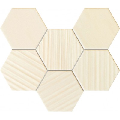 Мозаика Ms-Horizon hex ivory 28,9x22,1