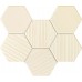 Мозаика Ms-Horizon hex ivory 28,9x22,1