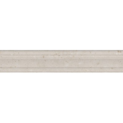 Плитка BLF011R Бордюр Риккарди бежевый матовый структура обрезной 40x7,3