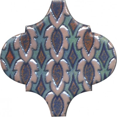 Плитка KMP3STA010M6X Панно Арабески Марокко 1 (из 6 частей 6,5x6,5) 10x25x6,9