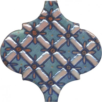 Плитка KMP3STA010M6X Панно Арабески Марокко 1 (из 6 частей 6,5x6,5) 10x25x6,9