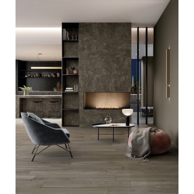 Керамогранит 610015000424 Room Black Stone Pat Ret 60x120