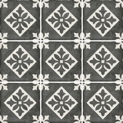 Керамогранит 24416 Art Nouveau Padua Black 20х20